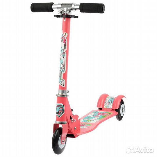 Самокат детский новый для девочек Foxx Fairy Tale