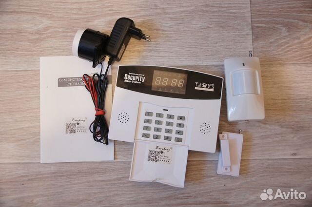 Комплект беспроводной охранной сигнализации с GSM