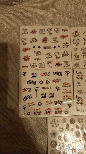 Слайдеры для ногтей 5шт