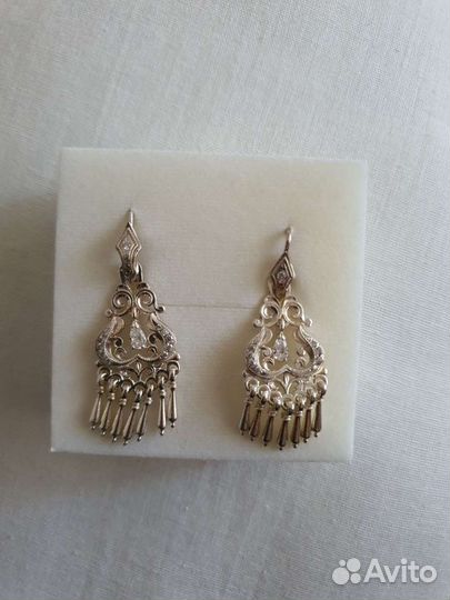 Серьги серебро 925 проба