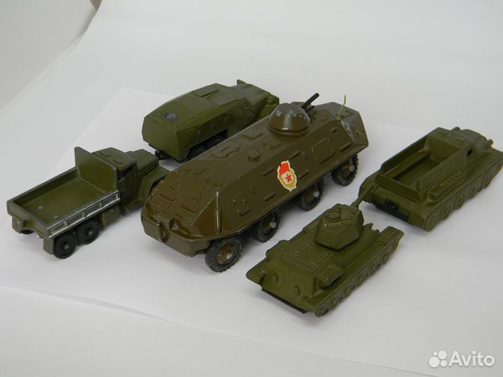 Железные Игрушки СССР. Т34, бтр, Тягач, газ