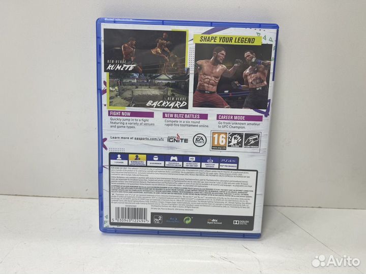 Игровые диски. Sony Playstation 4 UFC