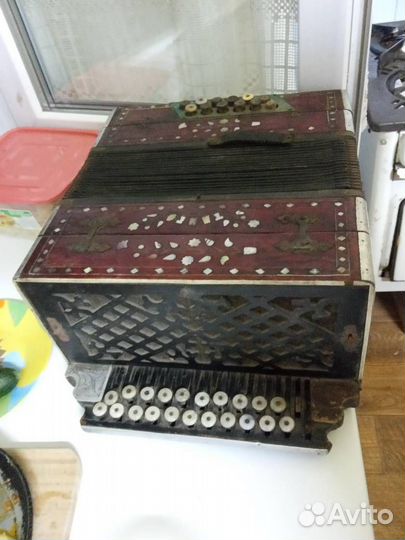 Гармонь антикварная шуйская,2 экземпляра