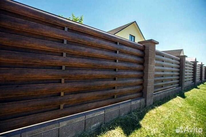 Забор жалюзи