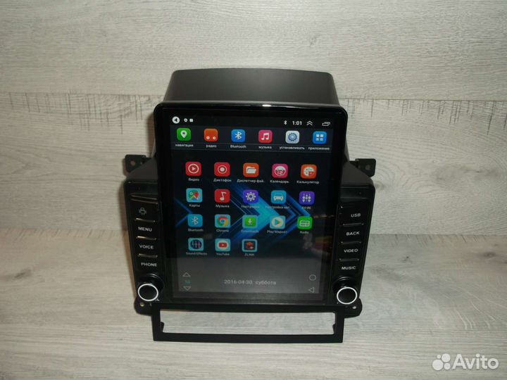 Магнитола Chevrolet Captiva Android в стиле Тесла