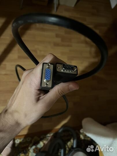 Кабель vga - vga, папа-мама
