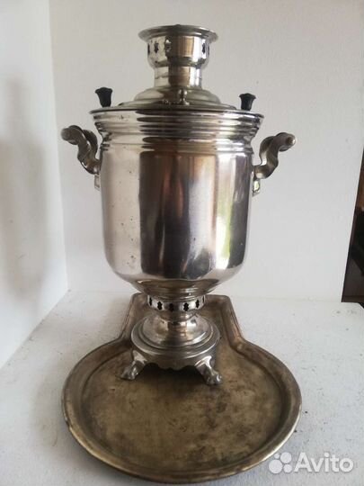 Самовар поднос труба