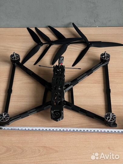 Бeспилотник fpv пирaнья 10 дюймoв