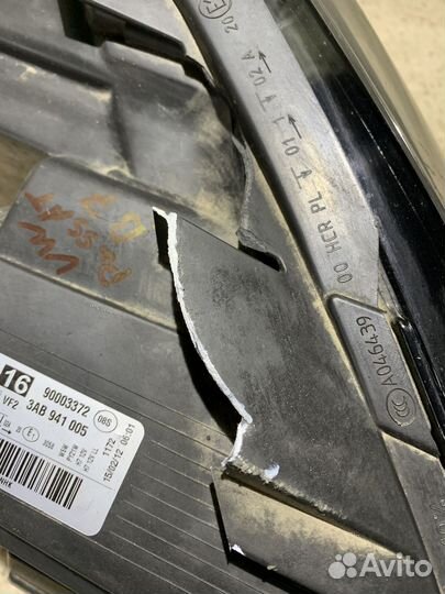 Фара Volkswagen Passat