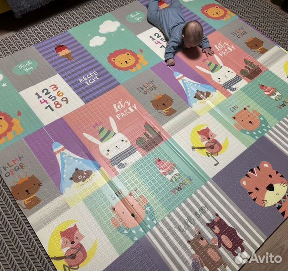 Детский коврик для ползания новый