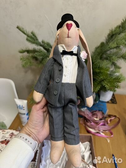 Куклы интерьерные, жених и невеста