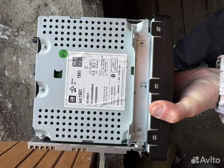 Магнитола chevrolet cruze 2015