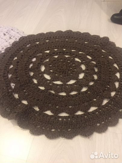 Коврики круглые вязанные