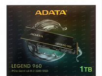 Новый SSD M.2 аdata lеgend 960 1Tb новый