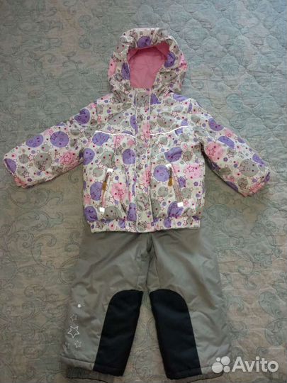 Куртка и комбенизон (осень, тёплая зима) + шапочка