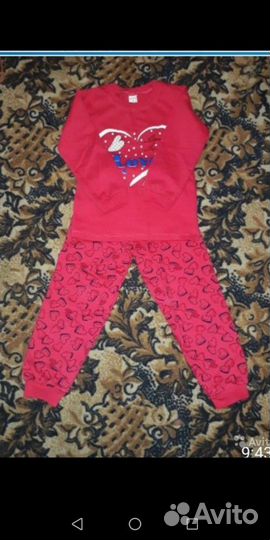 Юбка с паетками и пижама