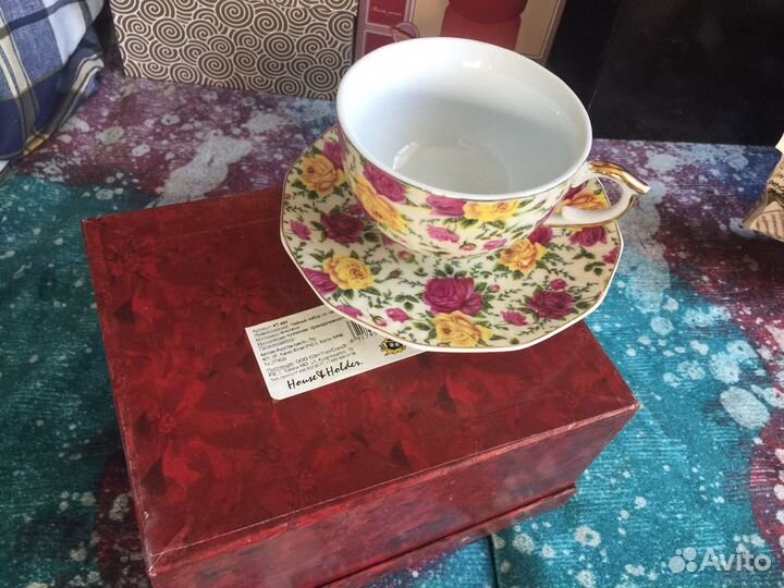 Кружки и чайные пары новые разные