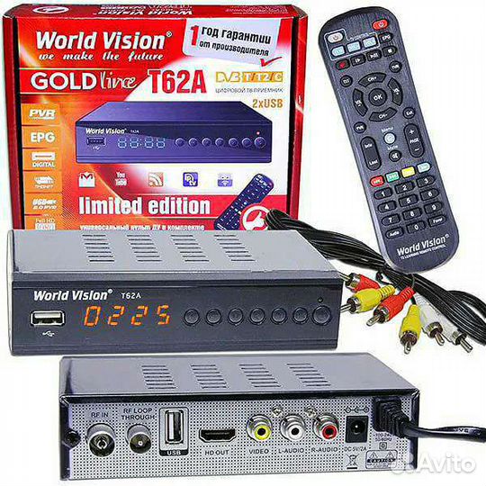 Приставка World Vision T62A
