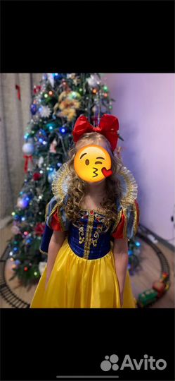 Новогодний костюм Белоснежки детский