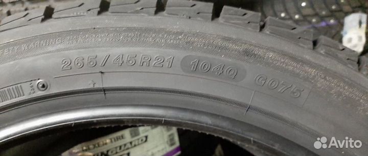 Yokohama Ice Guard G075 265/45 R21 и 295/40 R21 111Q