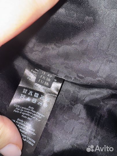 Кожаная куртка karl lagerfeld оригинал