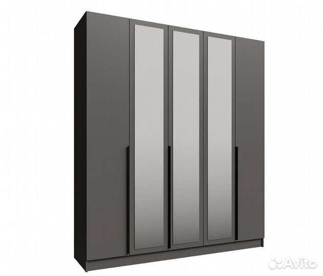 Шкаф 2 метра графит