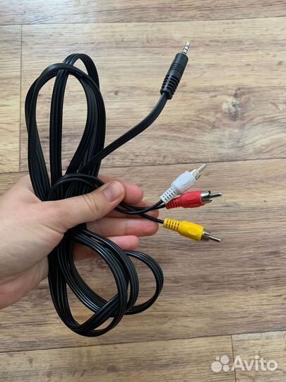 Переходник 3 тюльпана на 3.5 джек