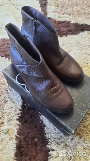 Ботильоны натуральная кожа 38