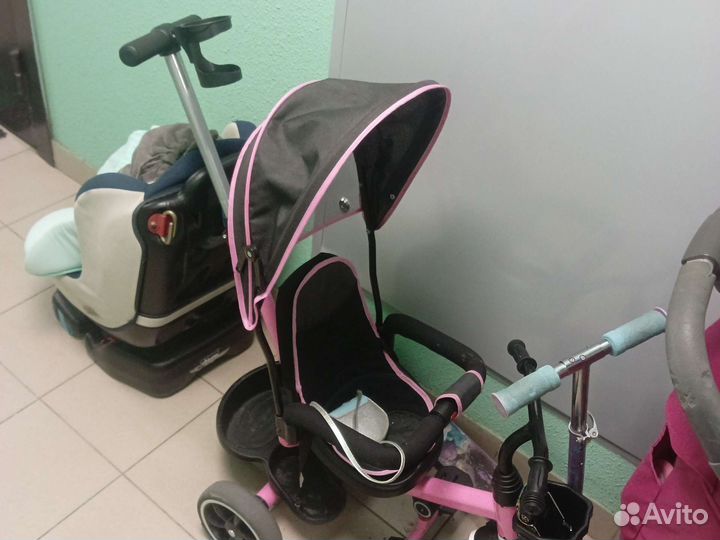 Детский трехколесный велосипед бу