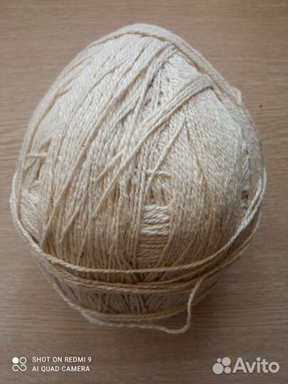 Пряжа нитки для вязания шерсть, мохер акрил хлопок