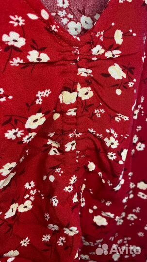 Блузка в цветочек женская