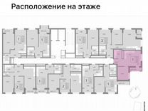 1-к. квартира, 39,1 м², 12/26 эт.