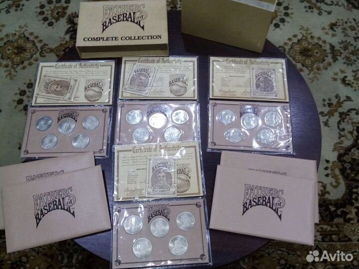 Монеты Княжества Хатт Ривер. Отцы бейсбола