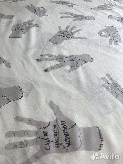 Перкаль, 100 хлопок,ширина 220см, ручки Венздей