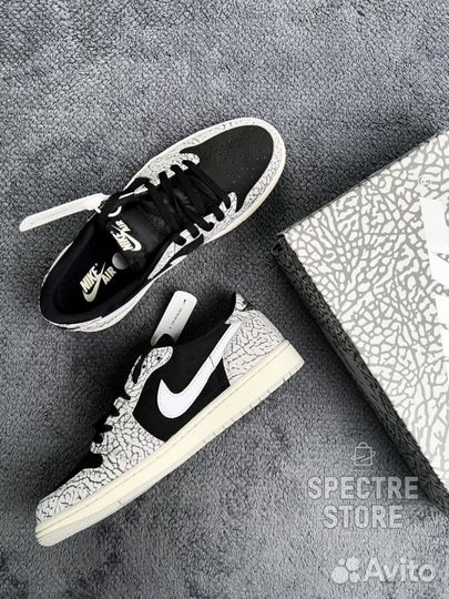 Кроссовки Nike Air Jordan 1 Black Cement