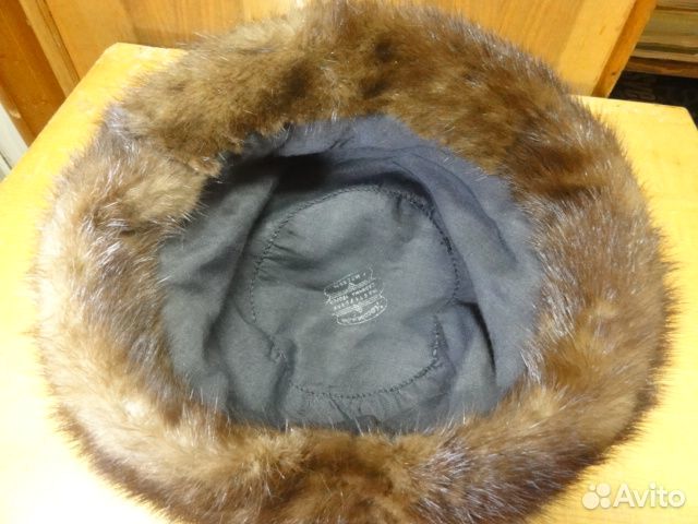 Шапка зимняя кожано/норковая женская