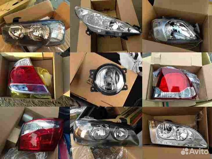 Стекло фары правое для ford transit (1986-1991)