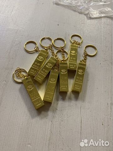 7 бесконечных спичек золотых слитков (новые)