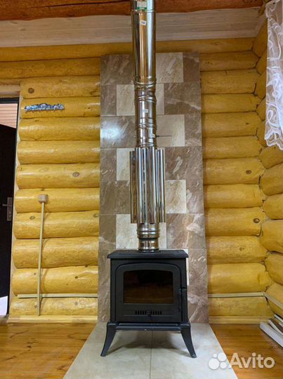 Установка каминов и печей