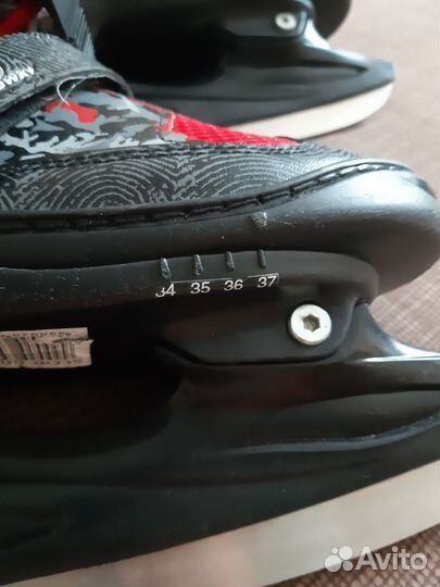 Коньки раздвижные 34 37