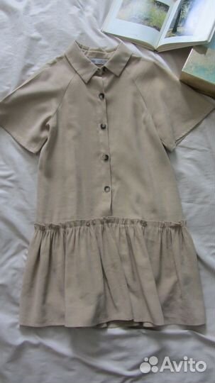 Платье-рубашка Zara размер 11-12 лет рост 152