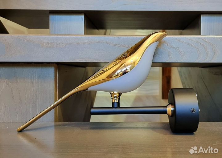 Светильник, настольная лампа, торшер с птицей Nomi