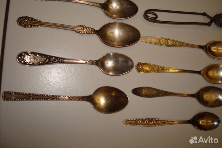 Серебрянные ложки чаиные 7шт разные веса есть 1827