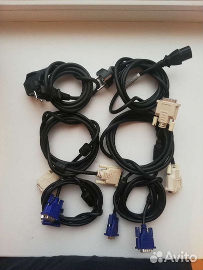 Кабель для пк DVI, hdmi, DP, сетевые, SATA дл