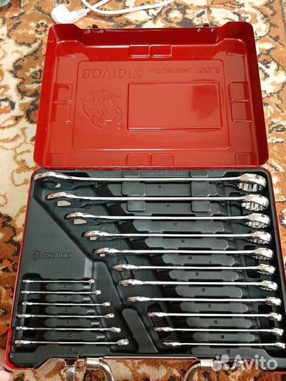 Bovidix 380301801 Набор комбинированных ключей, 17
