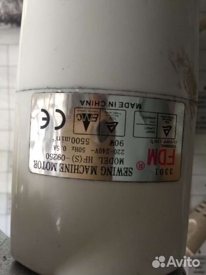Электродвигатель 220в для швейной машины