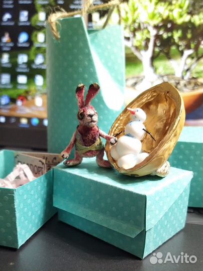 Миниатюра друг тедди зайчик (кролик)