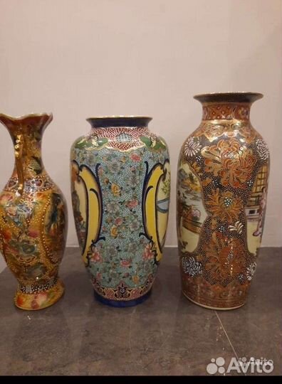Вазы Китай 31,31 и 36см