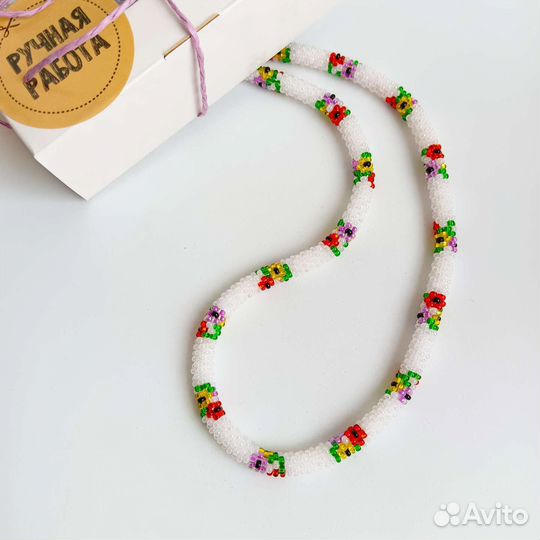 Чокер из бисера