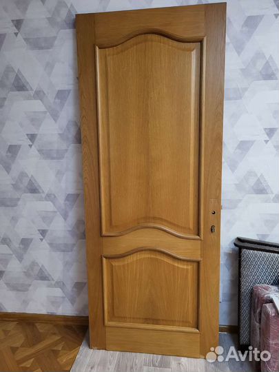 Дверь краснодеревщик шпон дуб